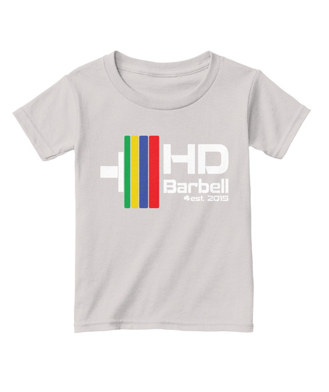 Hd Barbell Est. 2015 Sport Grey  T-Shirt Front