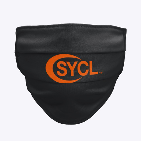 Khronos Sycl™ Logo Mask Black T-Shirt Front