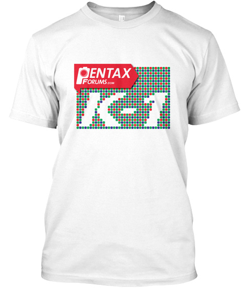 Pentax Forums K 1 White T-Shirt Front