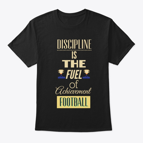 Discipline Tshirt Black T-Shirt Front
