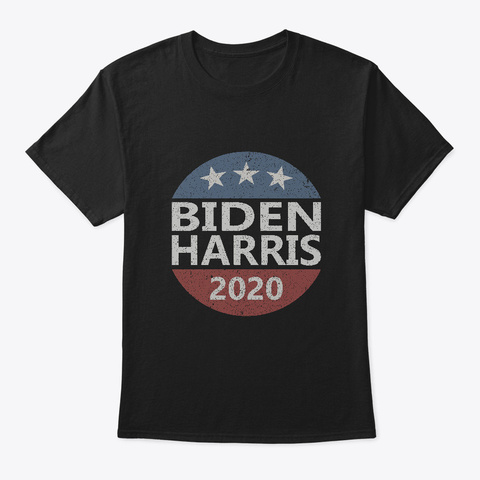 Biden Harris 2020 New Shirt Black T-Shirt Front