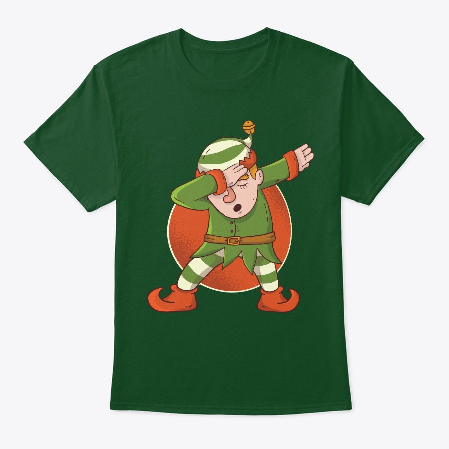 Elf Christmas Dabbing Unisex Tshirt
