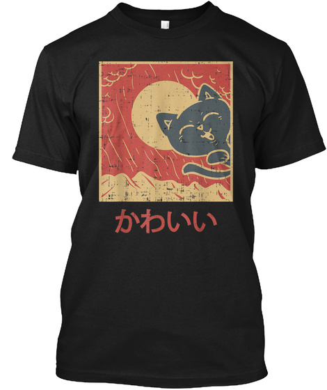 Vintage Japanese Kawaii Cat Shirt Anime