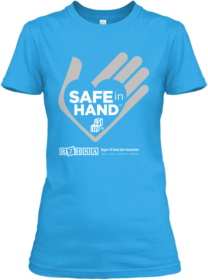 Saff In Hand R7 Hsa Turquoise T-Shirt Front