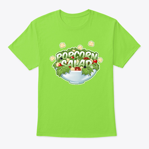 Popcorn Salad T Shirt Lime T-Shirt Front