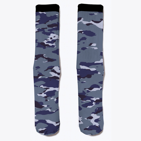 Military Camouflage   Naval Blue Standard T-Shirt Front