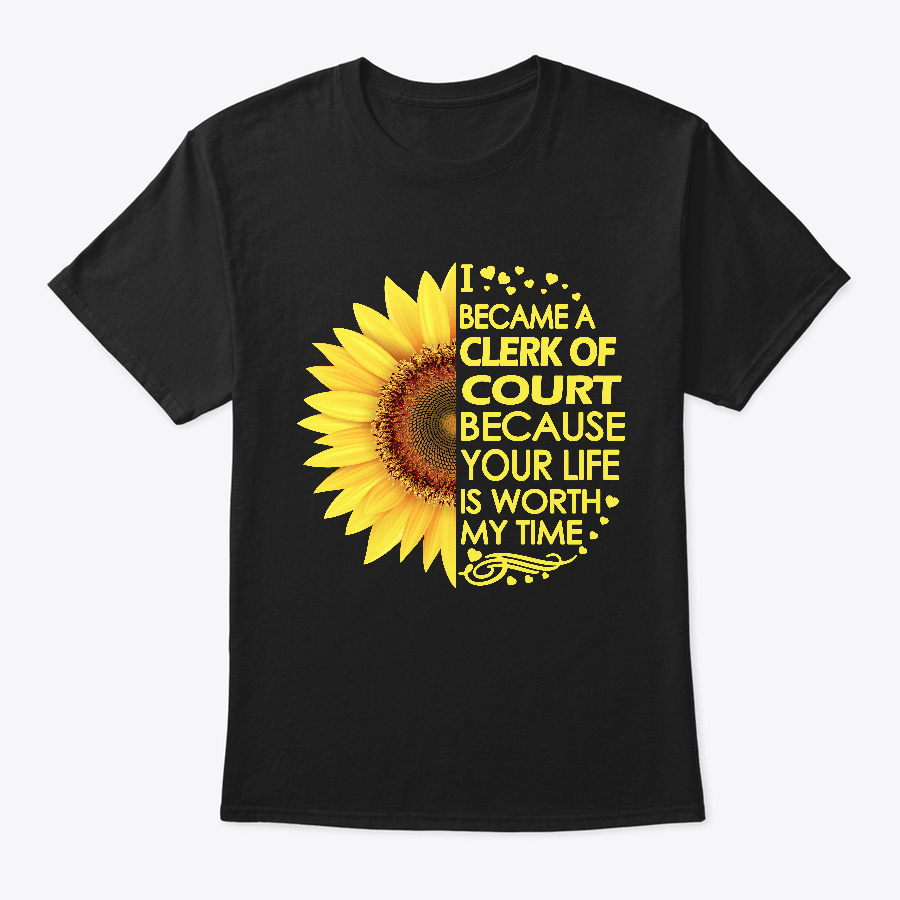 Clerk Of Court Sunflower Unisex Tshirt
