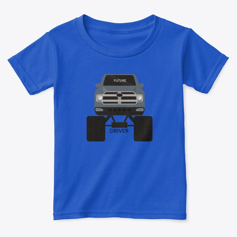 Future Driver Royal  T-Shirt Front