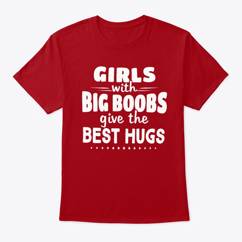 Best Hugs Deep Red áo T-Shirt Front