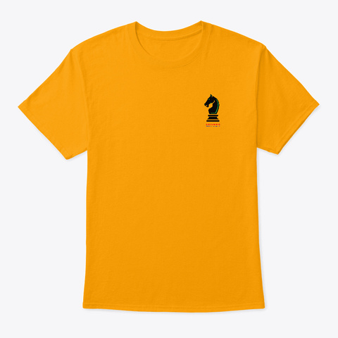 New Paladin Logo T Shirt Gold T-Shirt Front
