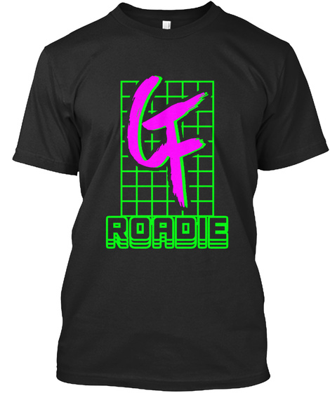 Cf Roadie Black T-Shirt Front