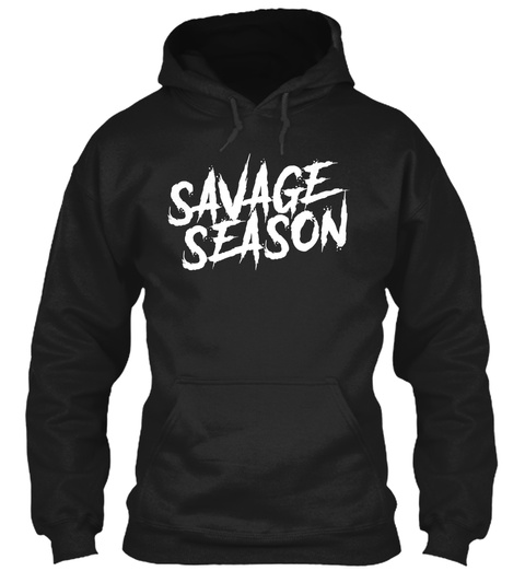 Savage Season Black T-Shirt Front
