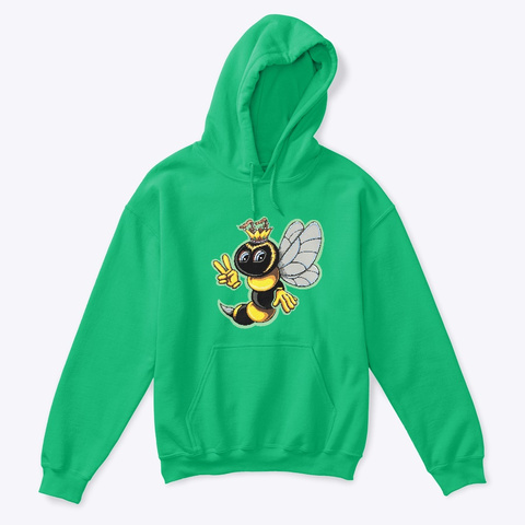 Queen Bee (Children And Toddler Sizes) Irish Green T-Shirt Front