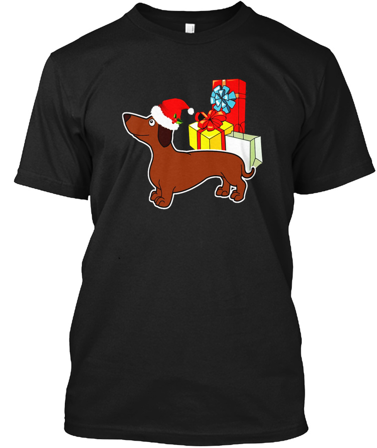 Dachshund Christmas T-Shirt Merry Christmas shirt Dog Love Unisex Tshirt