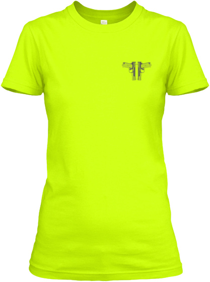 Police Officer   Limited Edition Safety Green T-Shirt Front