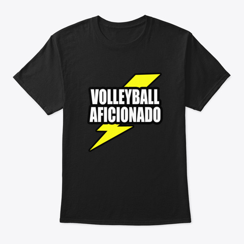 Volleyball 1 Siji Black T-Shirt Front