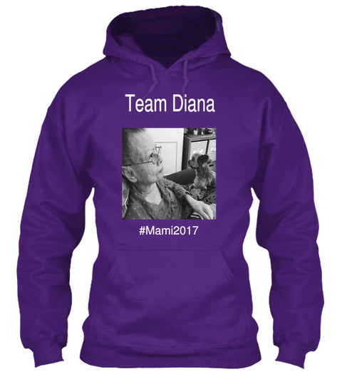 Team Diana #Miami2017 Purple T-Shirt Front