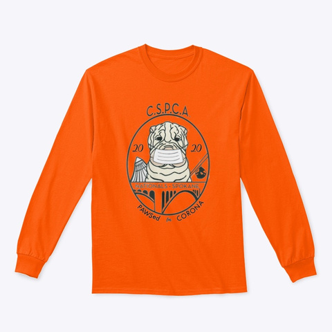 Cspca 2020 Safety Orange T-Shirt Front