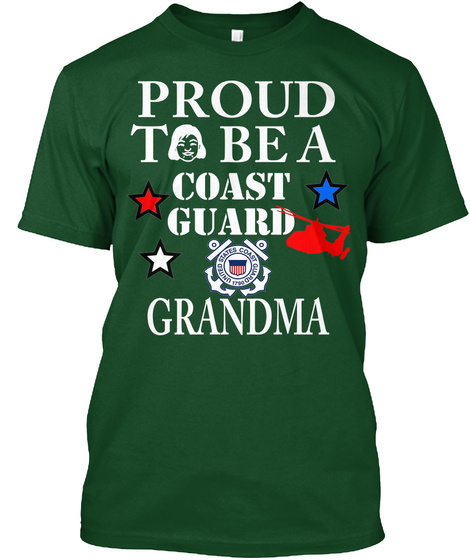 Cg Proud Grandma Deep Forest T-Shirt Front