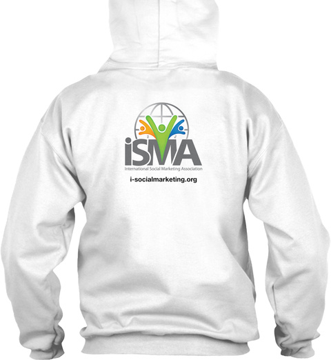 Ismail International Social Marketing Association I Socialmarketing.Org White T-Shirt Back