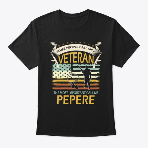 Veteran Pepere Fathers Day T-Shirt Unisex Tshirt