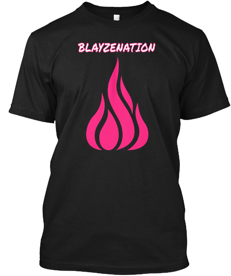 Blayzenation Black T-Shirt Front