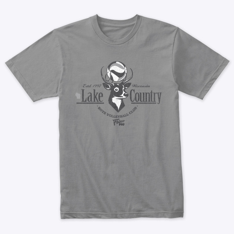 Lake Country 8 Point Buck Premium Heather T-Shirt Front