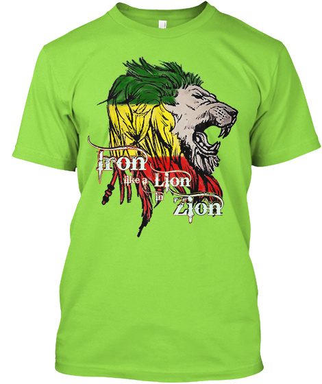 Reggae Music Iron, Lion In Zion Products from Cool Shirts