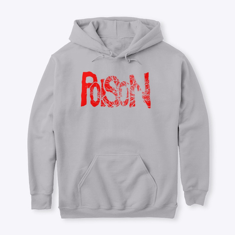Poison (Ghost Red Hoodie) Sport Grey áo T-Shirt Front