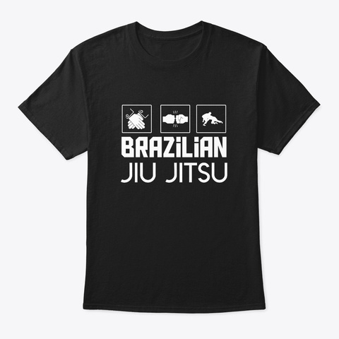 Slap Bump Roll Bjj Brazilian Jiu Jitsu S Black T-Shirt Front