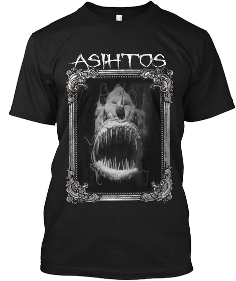 Asihtos Black T-Shirt Front