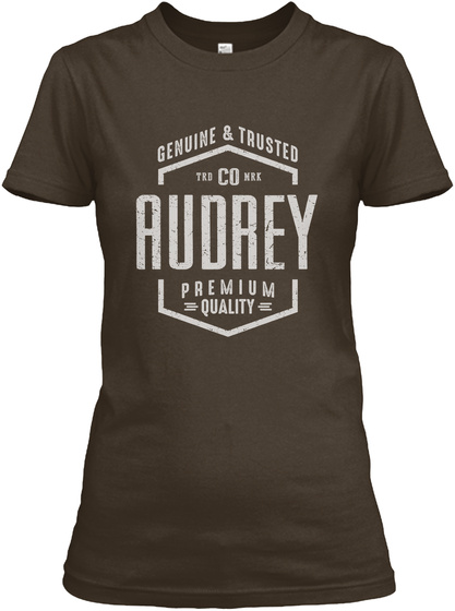 Audrey Dark Chocolate T-Shirt Front