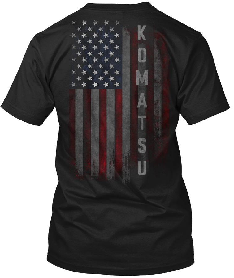 Komatsu Family American Flag