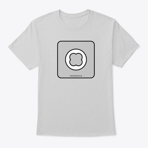 Corfe Castle T Shirt By Colour Points Light Steel T-Shirt Front