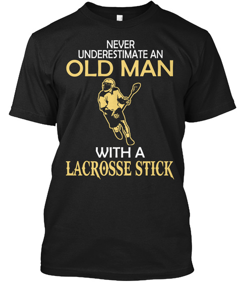Old Man With A Lacrosse Stick