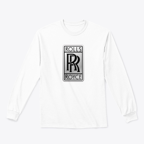 Rolly Royce Logo Products White T-Shirt Front