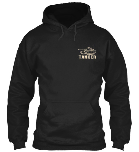 Tanker Black T-Shirt Front