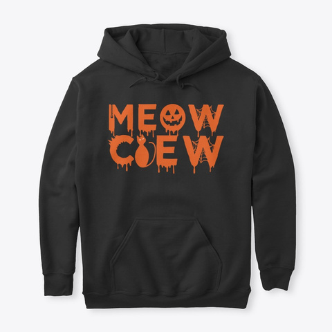 Meow Crew Halloween Cat Gift Unisex Tshirt