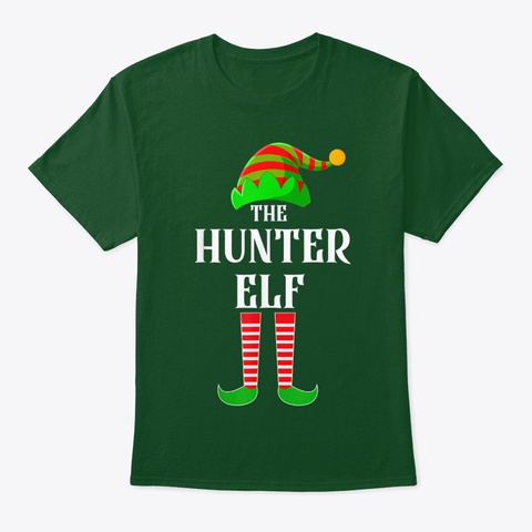 I'm The Hunter Elf Family Matching Deep Forest T-Shirt Front