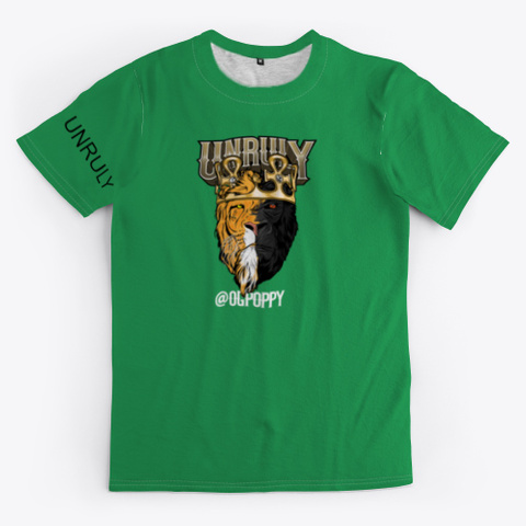 Unruly Green T-Shirt Front