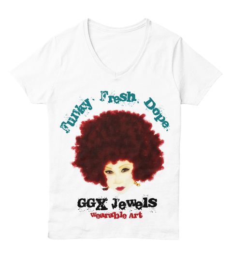 Funky. Fresh. Dope. Ggx Jewels Wearable Art White  T-Shirt Front