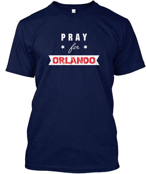 Prat For Orlando Navy T-Shirt Front