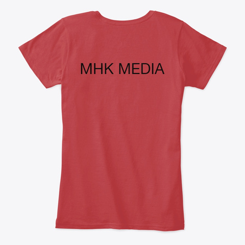 Mhk Collection  Classic Red T-Shirt Back