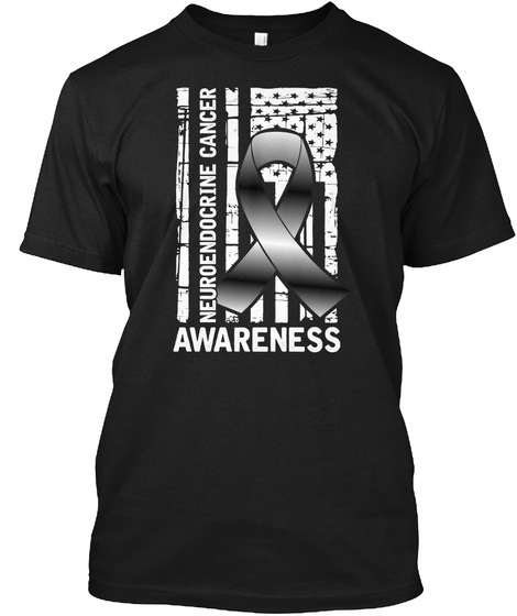 Usa Flag Neuroendocrine Cancer Tshirt