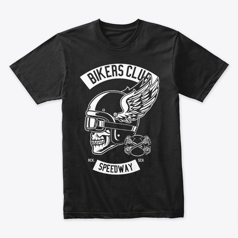 Bikers Club Black T-Shirt Front