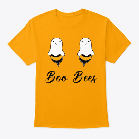 Boo Bees Gold T-Shirt Front