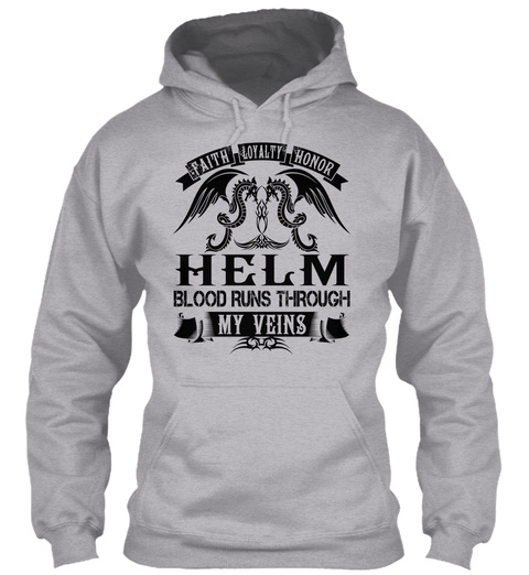 Helm   My Veins Name Shirts Sport Grey T-Shirt Front