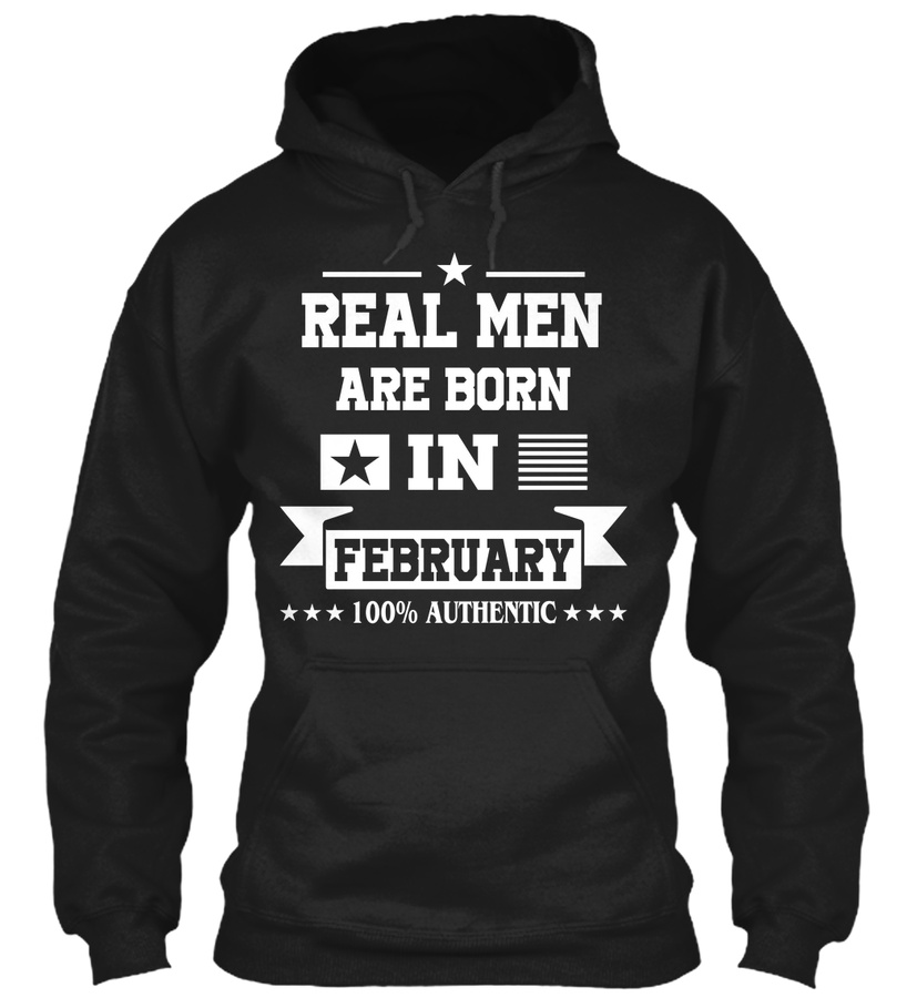 Real Men are born in February Unisex Tshirt