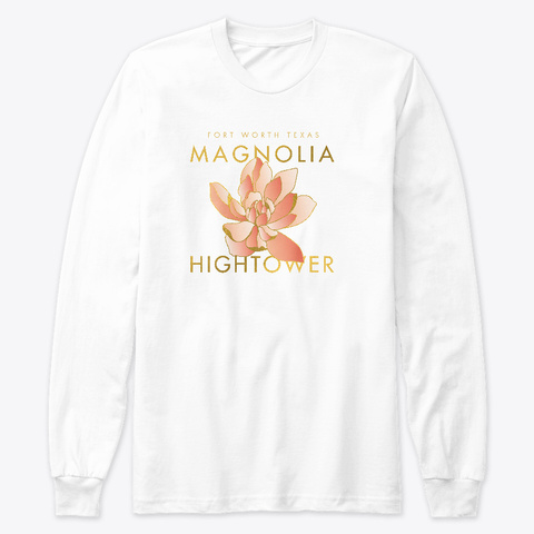 Hightower Magnolia T Shirt White T-Shirt Front