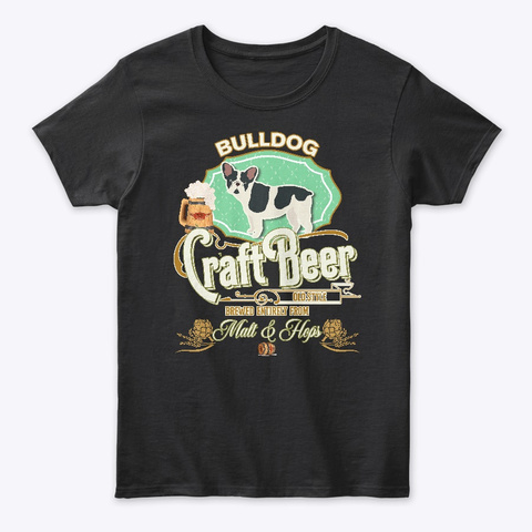 Bulldog Gifts Black T-Shirt Front